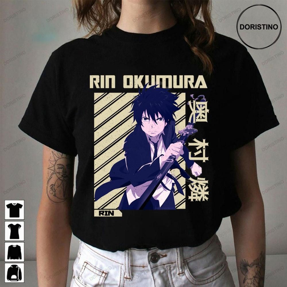 Vintage Rin Okumura Blue Exorcist Manga Anime Limited Edition T-shirts